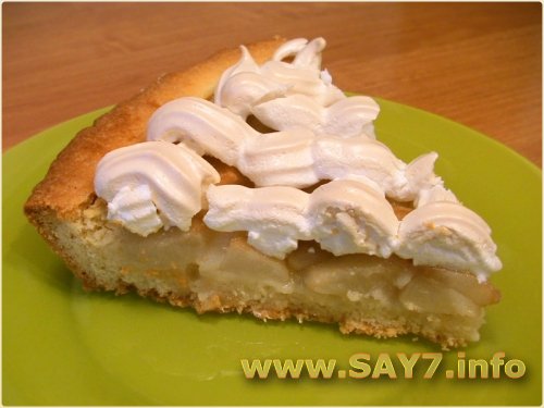Пирог с грушами